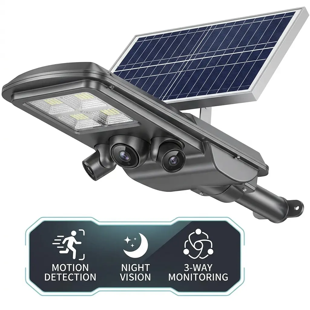 Solar LED Floodlight Smart Camera
